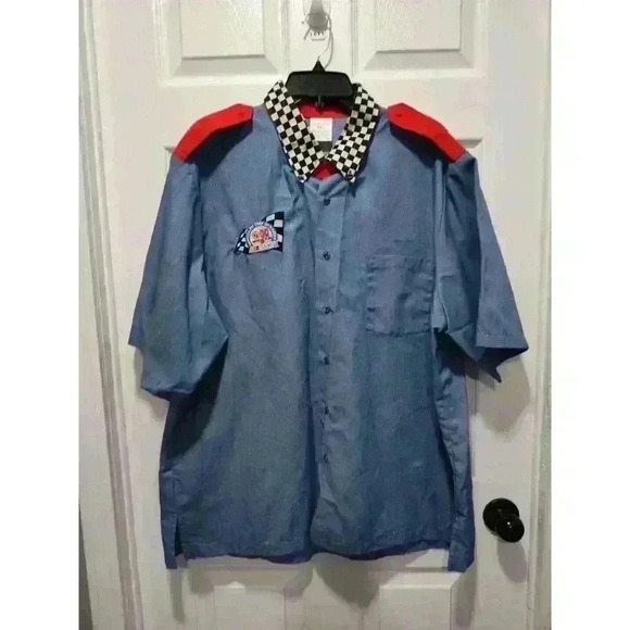 Vintage NASCAR SHIRT - OFFICIAL PIT STOP 76 CIRCLE‎ K BUTTON DOWN XXL - Picture 5 of 5